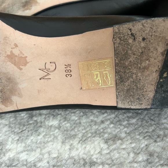 M Gemi Italian Leather Pointed Toe Flats size 38.5 - Picture 4 of 8